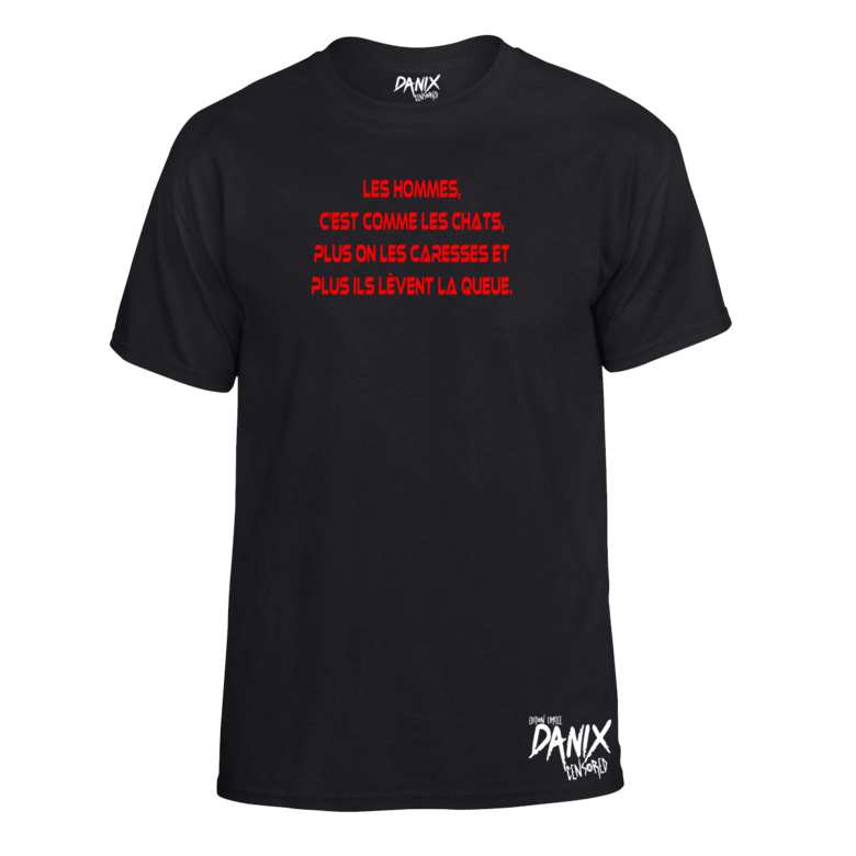 Tshirt Les hommes, c'est comme les chats ...
